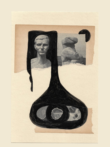 Ink & collage 06 A2
