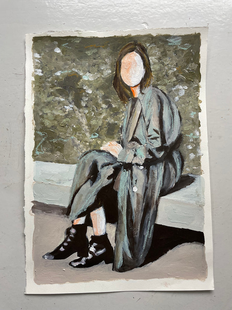 Taking a break  - original - A4