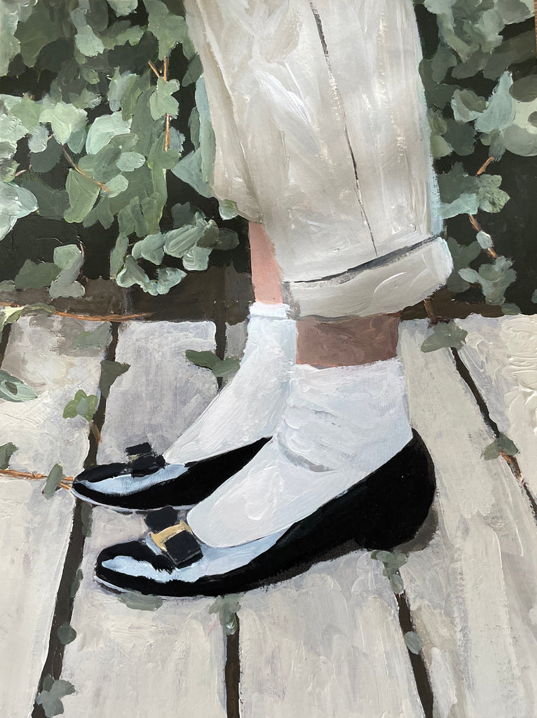In the garden on paper