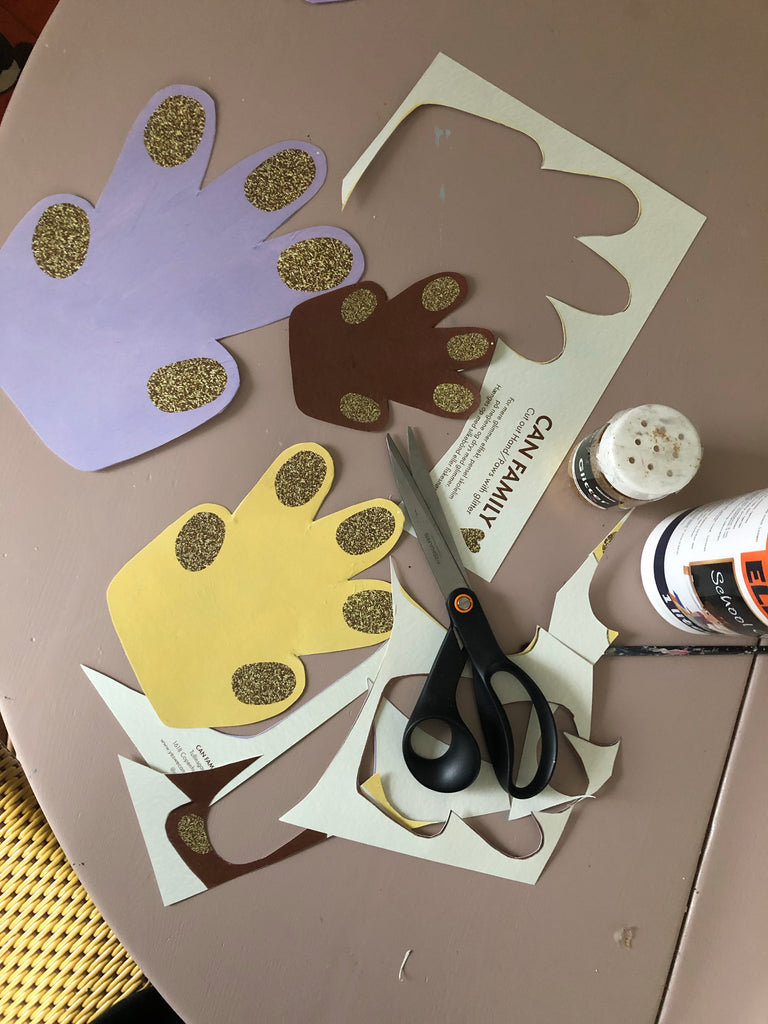 Can Family Cut out’s Hand/Paw Purple