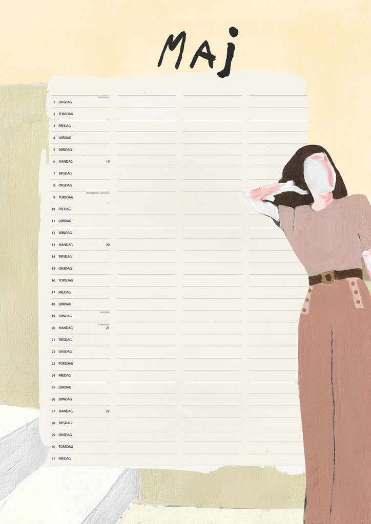 A3, Art Family Calendar 2024