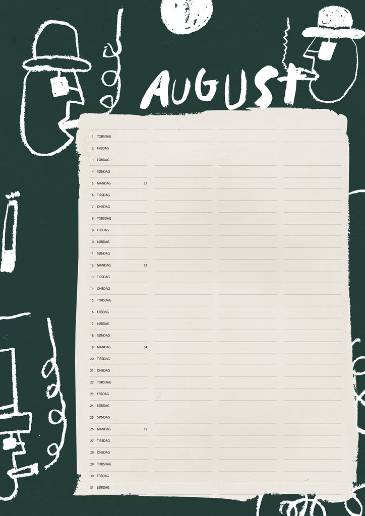 A3, Art Family Calendar 2024