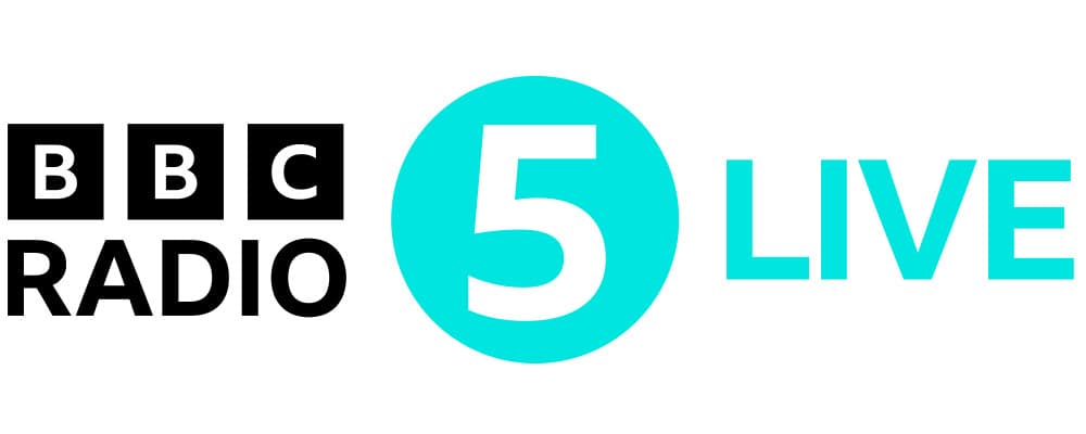 Image shows the logo for BBC Radio 5 Live.