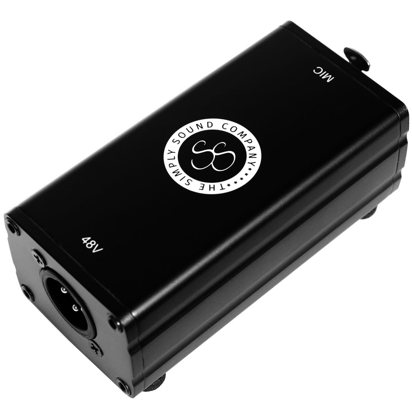 Image shows the Simply Sound SS-1 external preamp against a white background.