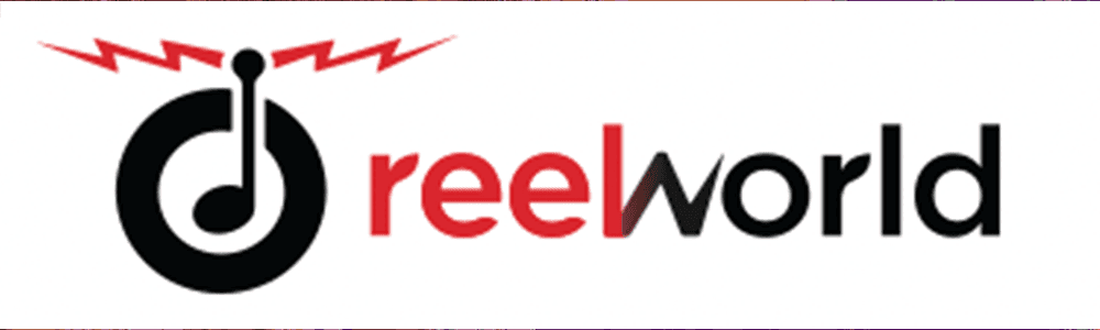 Image shows the logo for reelworld.