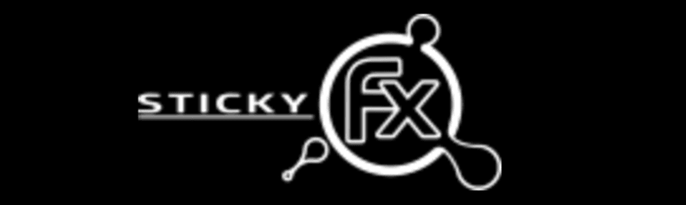 Image shows the logo for sticky FX.