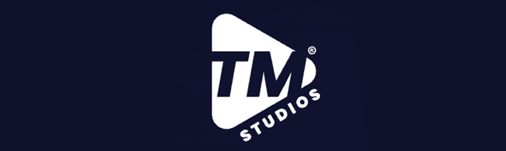 Image shows the logo for TM studios.