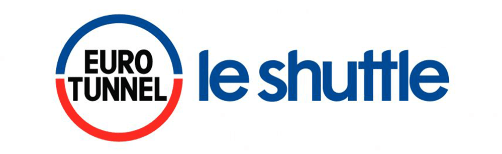Image is the logo for Eurotunnel Le Shuttle.