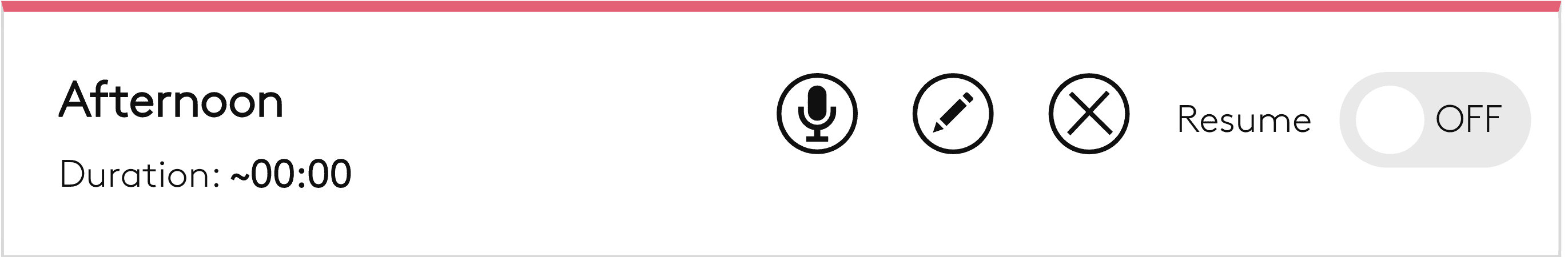 Image is a screenshot of a voice tracking file in the Radio.co dashboard.